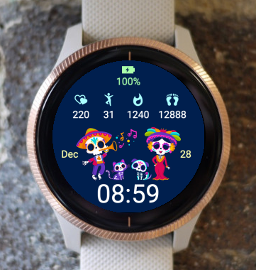 Garmin Watch Face - Halloween XX7