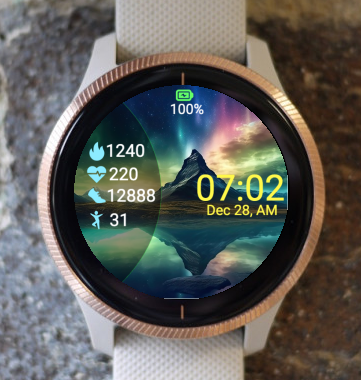 Garmin Watch Face - Aurora S06