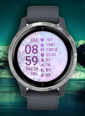 Active Time - Pink Spring Flowers