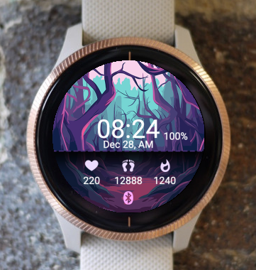 Garmin Venu 3 Watch Face - Magic Forest