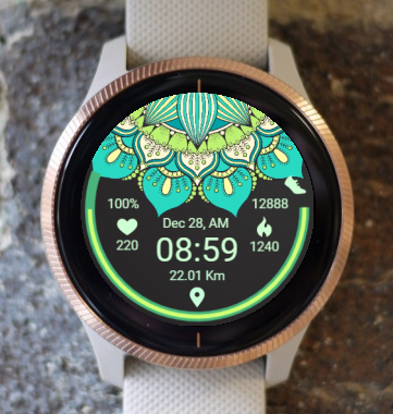 Garmin Watch Face - Ga Mandala 1