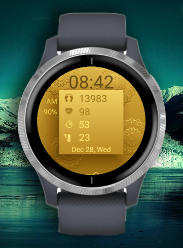 Active Time - Gold Mandala