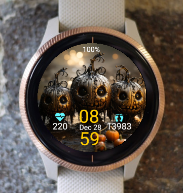 Garmin Watch Face - Halloween S07