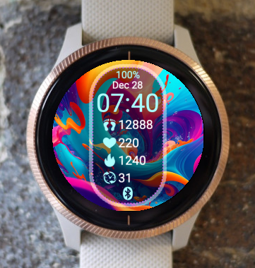 Garmin Watch Face - Abstract MK