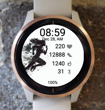 Garmin Watch Face - Sport Run 2