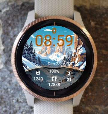 Garmin Watch Face - Winter Nature A3