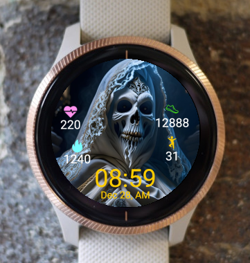 Garmin Watch Face - Spooky Halloween