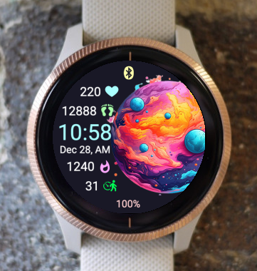 Garmin Watch Face - Planet X12