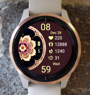 Garmin Watch Face - Mandala M2