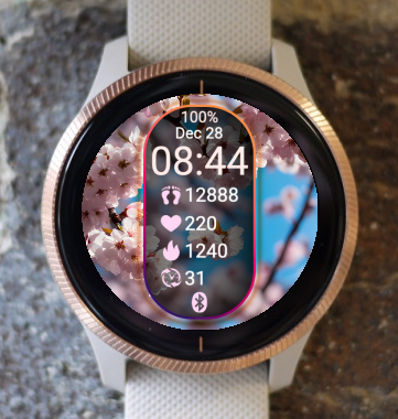 Garmin Watch Face - Spring Mood